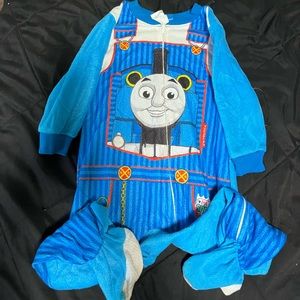 Thomas & Friends fleece onesie 2T